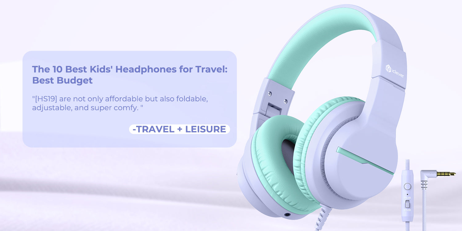 Media highlights iClever Kids Headphones HS19