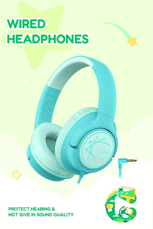 iclever wired headphones collection banner